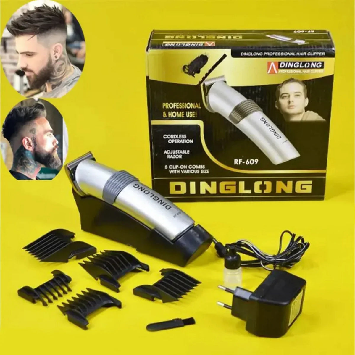 Dinglong RF-609 Hair Clipper and Beard Trimmer - Buy Online in Pakistan at Cosmia.pk