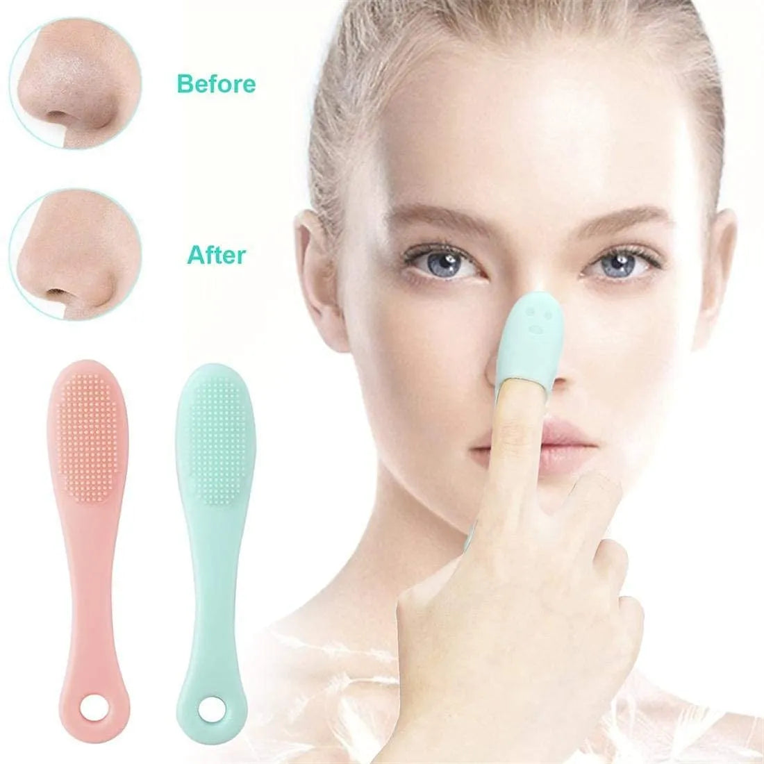 Silicone Nose Brush Facial Cleaning Tool - Buy Online in Pakistan at Cosmia.pk