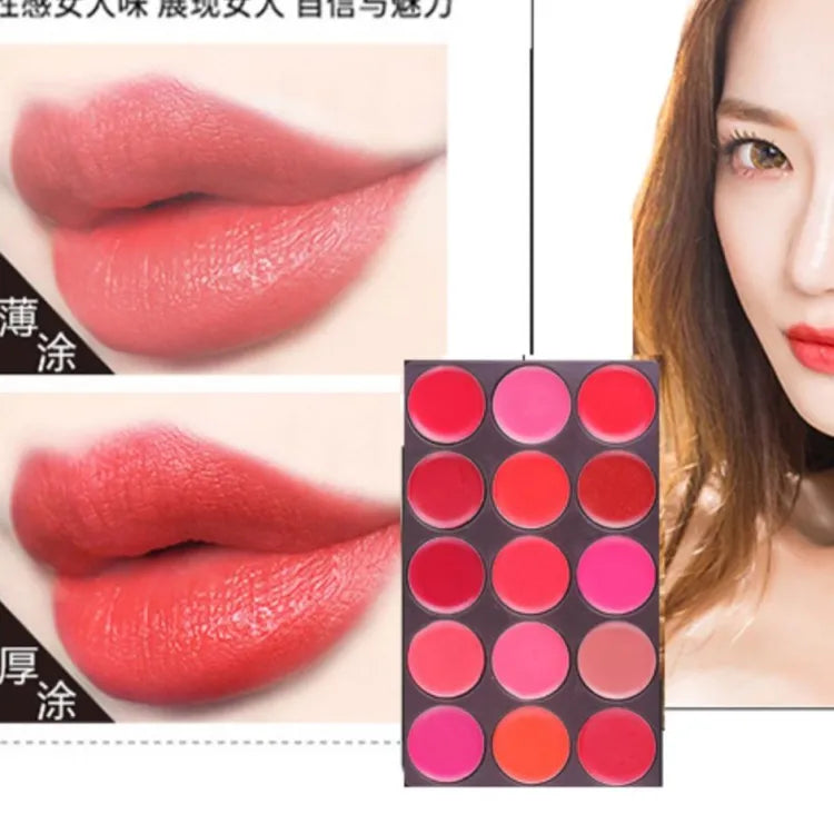 Miss Rose Matte Nourishing Lip Cream Palette - 15 Colors - Buy Online in Pakistan at Cosmia.pk
