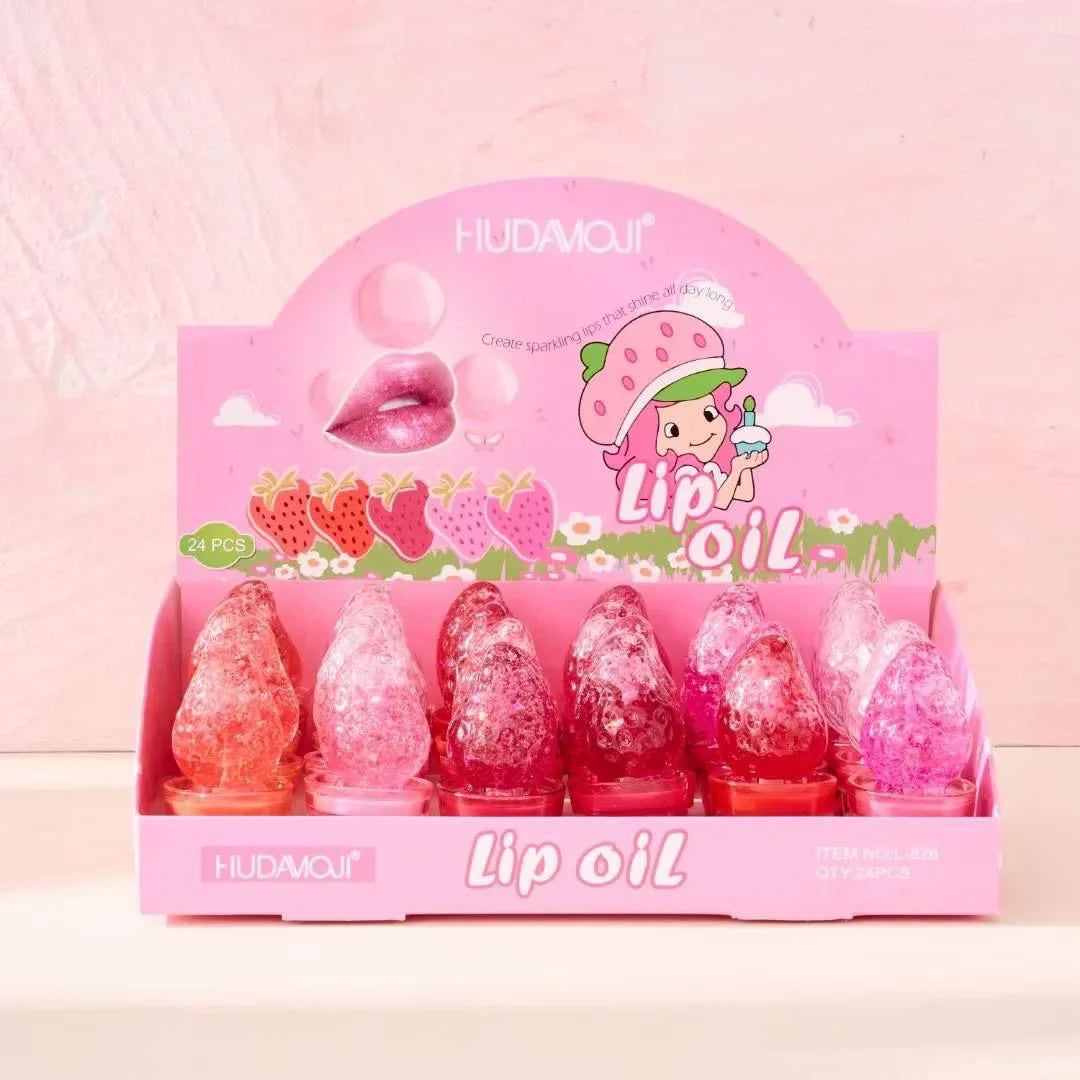 Huda Moji Strawberry Magic Lip Gloss - Buy Online in Pakistan at Cosmia.pk
