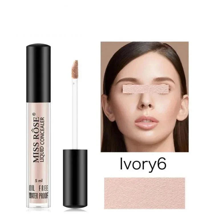 Miss Rose Oil Free Waterproof Liquid Concealer - 5ml - Buy Online in Pakistan at Cosmia.pk
