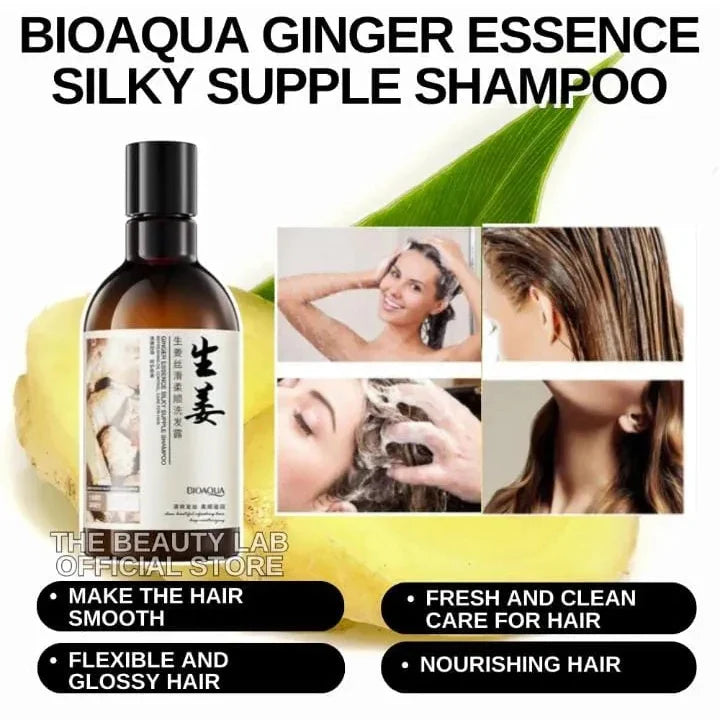 Bioaqua Ginger Essence Silky Supple Shampoo - 250ml - Buy Online in Pakistan at Cosmia.pk