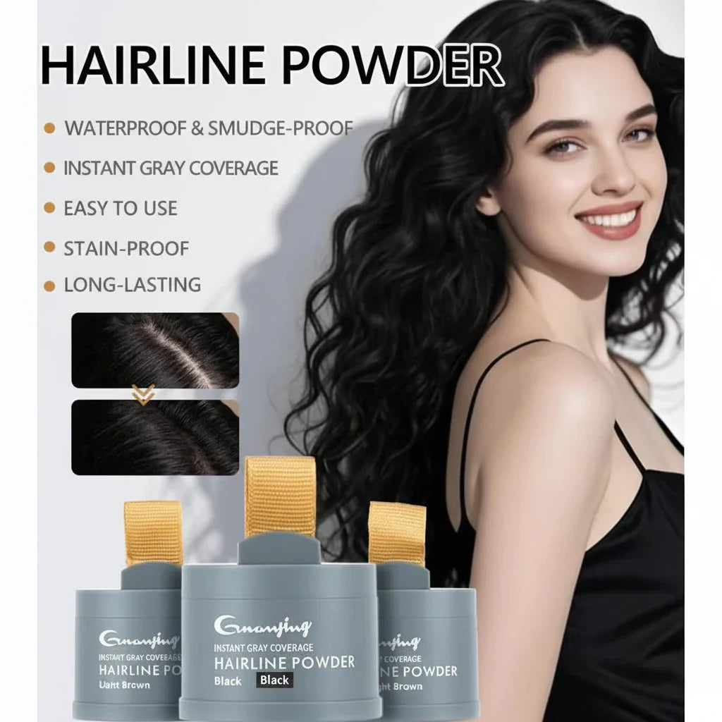 Guanjing Instant Gray Coverage Hairline Powder – Black (4g) - Buy Online in Pakistan at Cosmia.pk