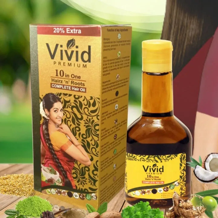 Vivid Herbal Hair Oil 120 ml - Buy Online in Pakistan at Cosmia.pk