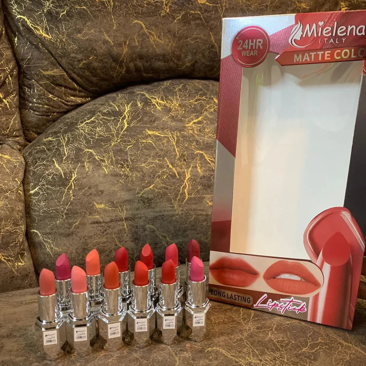 Mielena 24HR Wear Matte Lipstick  - 12 Pcs Set - Buy Online in Pakistan at Cosmia.pk