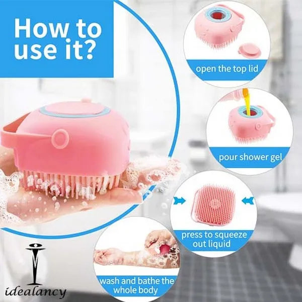 Soft Silicone Bath Brush Body Exfoliator Massage – For Smooth & - Buy Online in Pakistan at Cosmia.pk