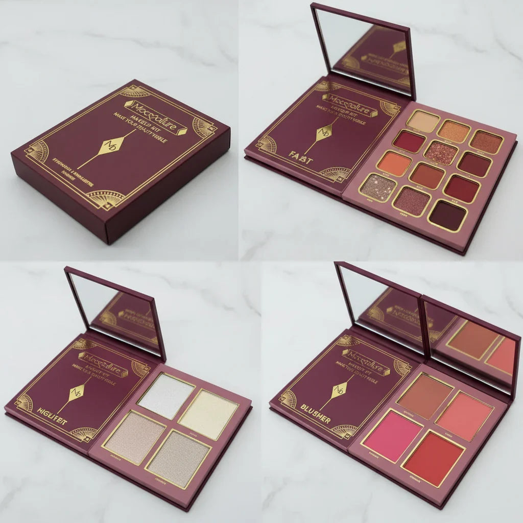 Mocallure 3 in 1 Makeup Kit Mini Palette Notebook Eyeshadow, Highlighter & Blusher - Buy Online in Pakistan at Cosmia.pk