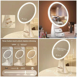 MakeUp Desk Led Mirror with Drawer - Buy Online in Pakistan at Cosmia.pk