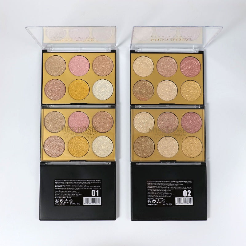 Miss Rose Radiant Glow Highlighter -  6 Color - Buy Online in Pakistan at Cosmia.pk