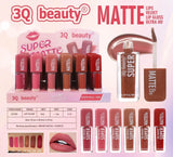 3Q Beauty Matt Soft Matte Lipgloss - Nude 6 Pcs