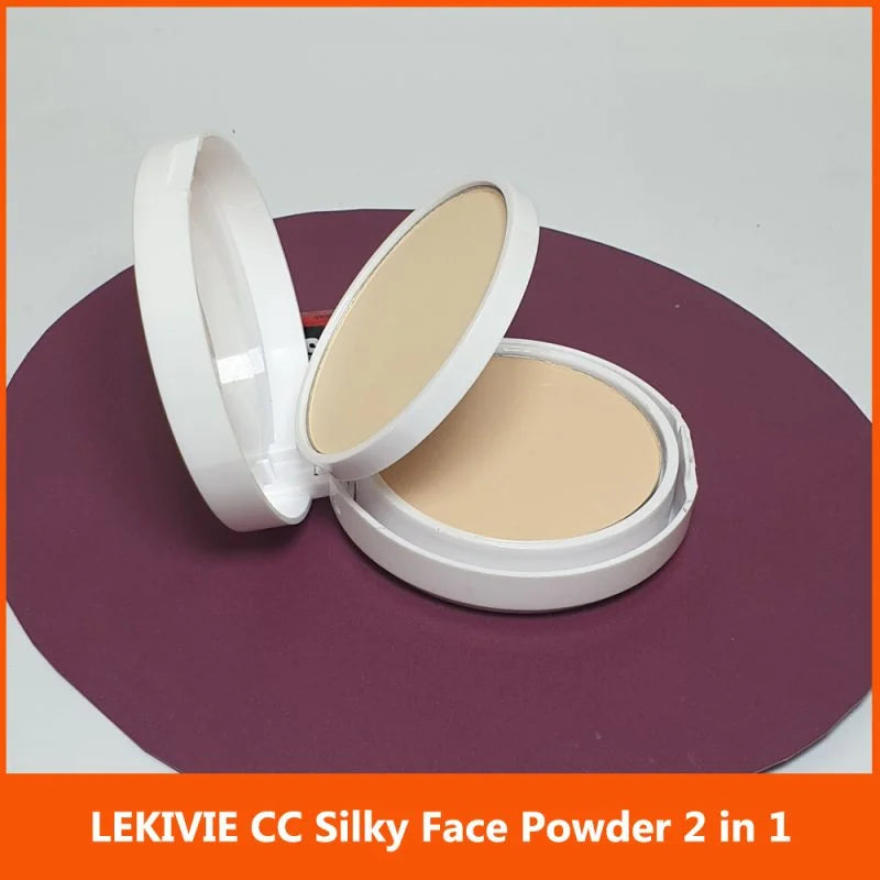 Lekivie CC Silky White Face Powder 2 in 1 - Buy Online in Pakistan at Cosmia.pk