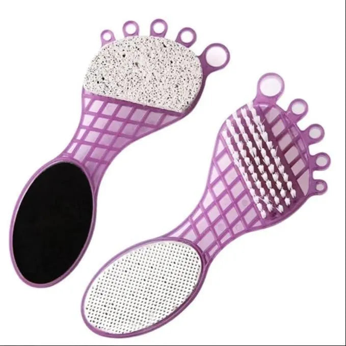 4 in 1 Foot File with Pedicure and Manicure Brush - Buy Online in Pakistan at Cosmia.pk