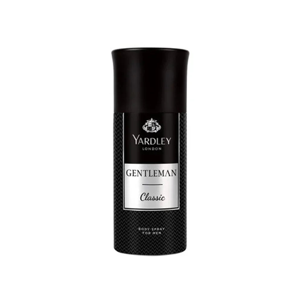 Yardley Bodyspray For Men Gentleman Black 150ml - Buy Online in Pakistan at Cosmia.pk