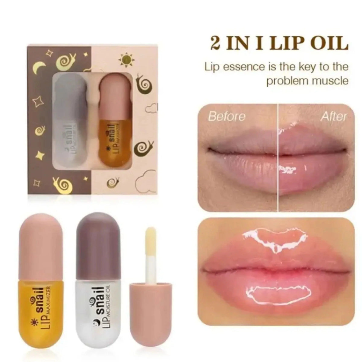 Lip Plumper Set of 2- Lip Oil Capsule - Buy Online in Pakistan at Cosmia.pk