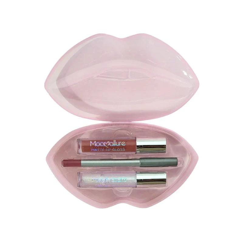 Mocallure 3 in 1 Kiss Day Lipgloss & Lip Liner - Buy Online in Pakistan at Cosmia.pk