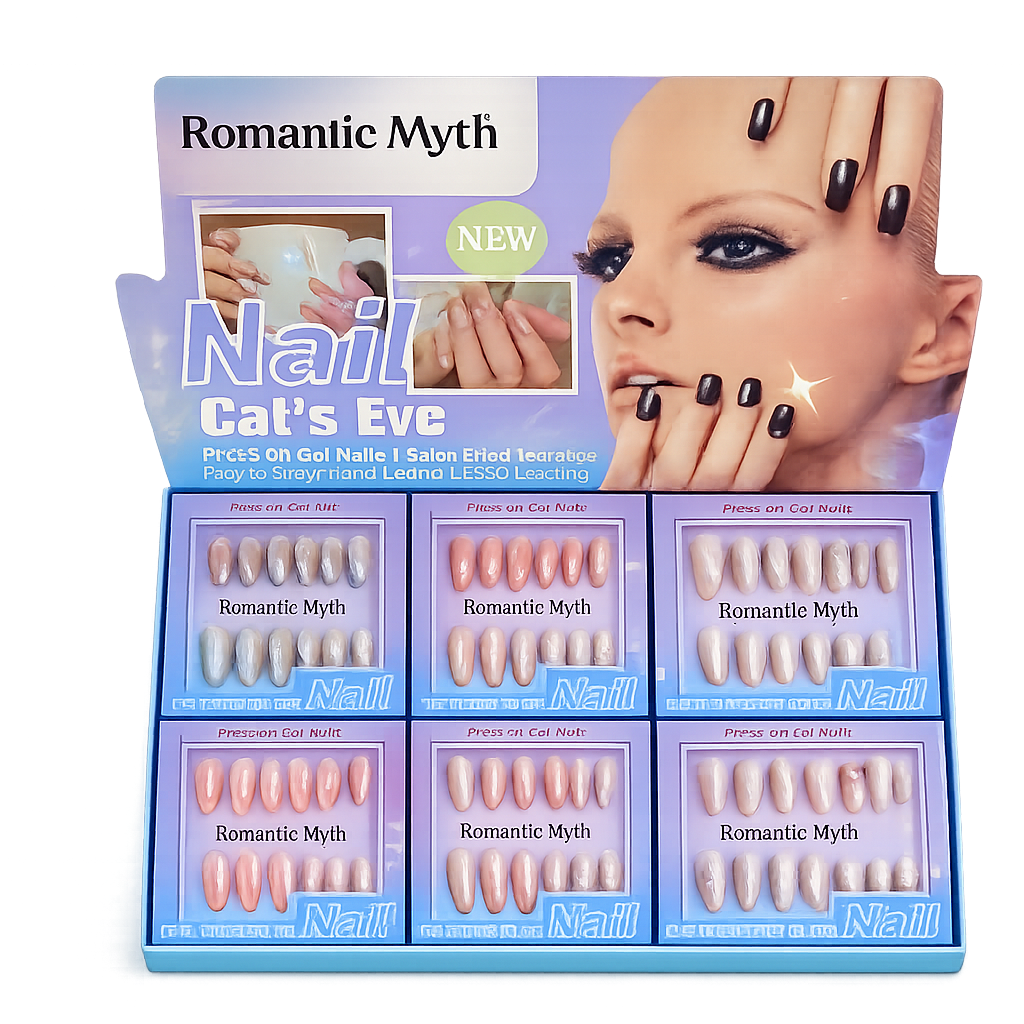 Romantic Myth Cat’s Eye Press-On Gel Nails Set - Buy Online in Pakistan at Cosmia.pk