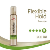 Wella Wellaflex Flexible Ultra Strong Hold Mousse - Buy Online in Pakistan at Cosmia.pk