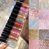 Mocallure 10-Shade Flare Glitter Liquid Eyeshadow - Buy Online in Pakistan at Cosmia.pk