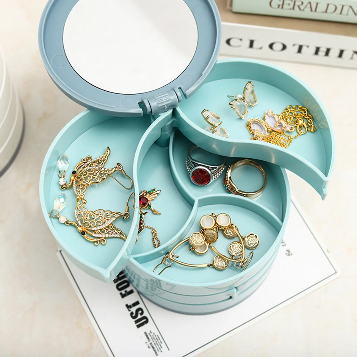 Jewelry Storage Box Multi‑Layer Organizer - Buy Online in Pakistan at Cosmia.pk