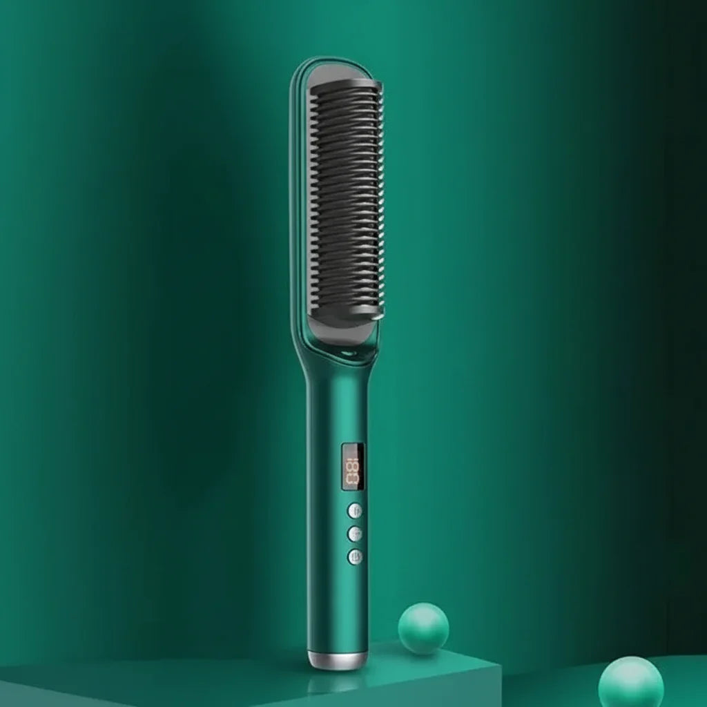 909 LED Hair Straightening Brush - Buy Online in Pakistan at Cosmia.pk