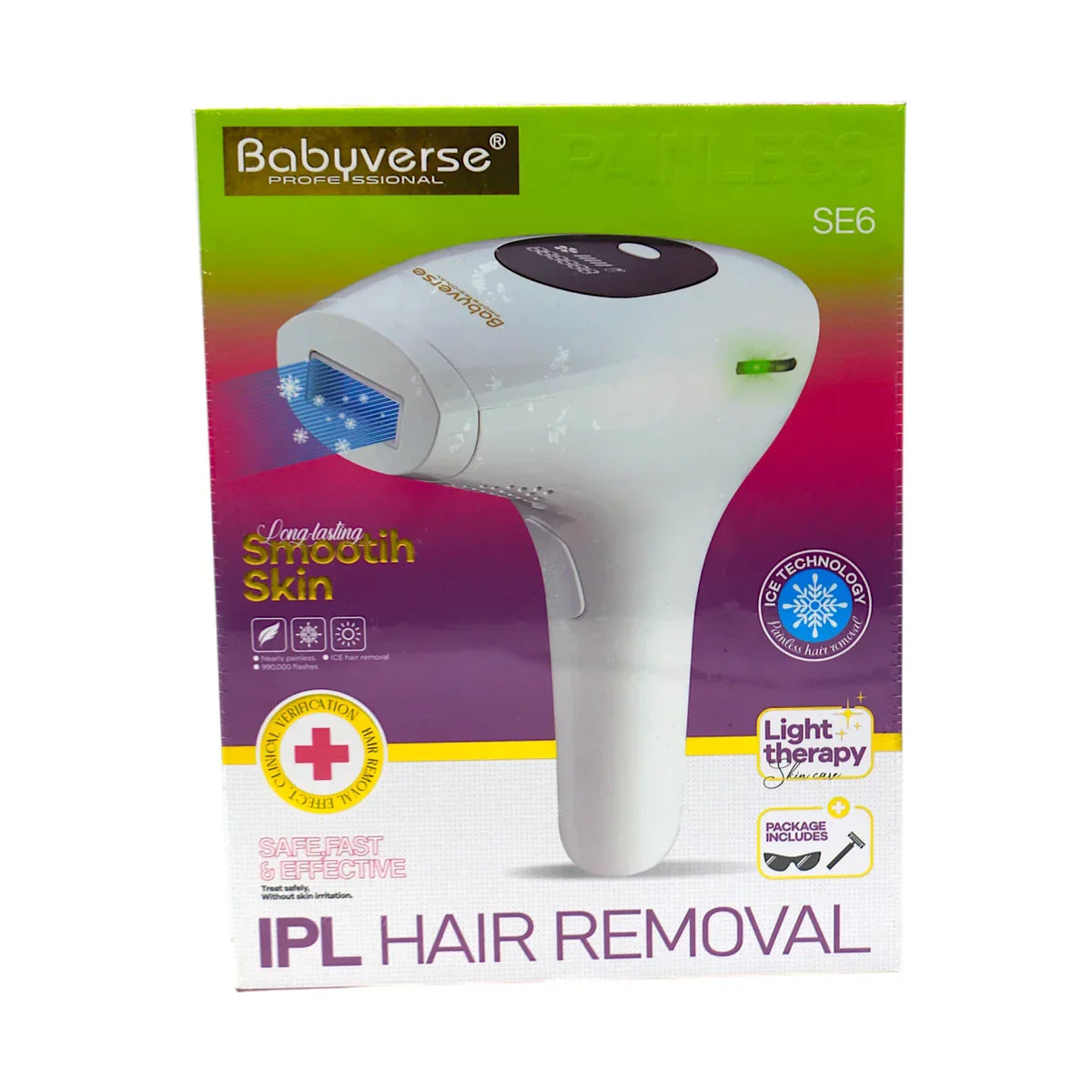 Babyverse IPL Hair Removal Device - SE6 - Buy Online in Pakistan at Cosmia.pk