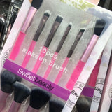 Sweet Beauty Makeup Brush - 10Pcs - Buy Online in Pakistan at Cosmia.pk