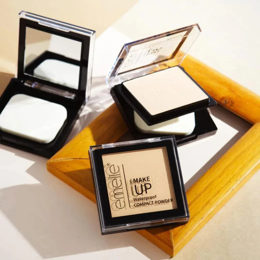 Emelie Makeup Waterproof Compact Powder - Buy Online in Pakistan at Cosmia.pk