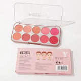 Miss Rose Blushers Palette - 10-Color - Buy Online in Pakistan at Cosmia.pk