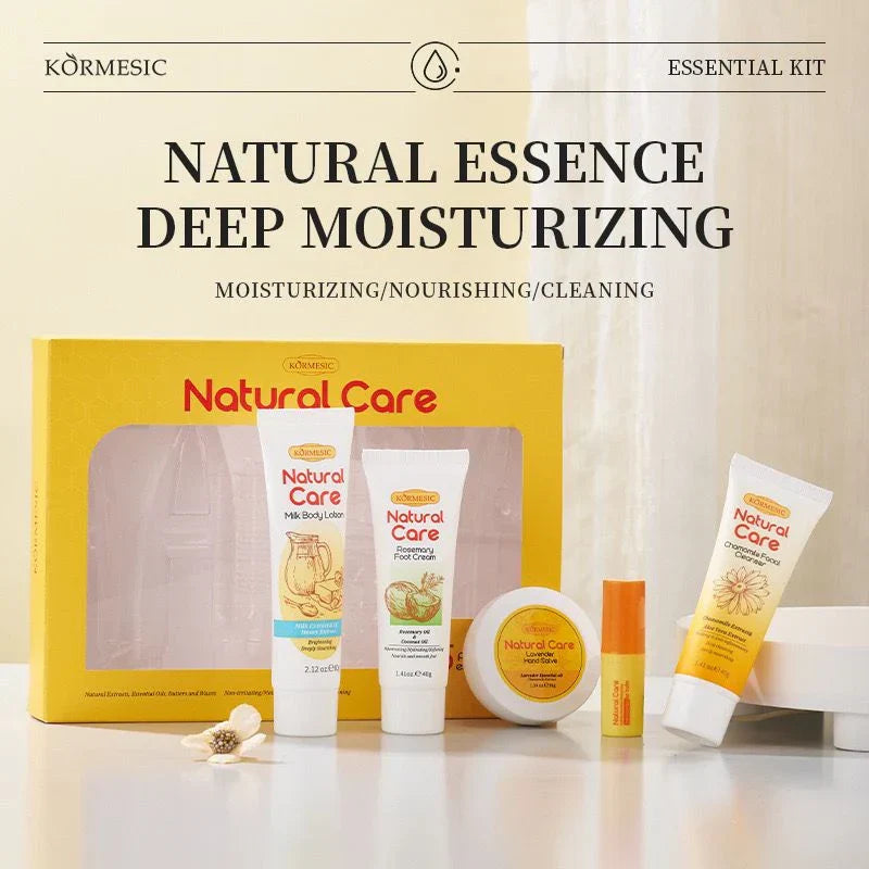 Kormesic Natural Care Essential Kit Moisturizing Nourishing and Cleansing Skincare - Buy Online in Pakistan at Cosmia.pk