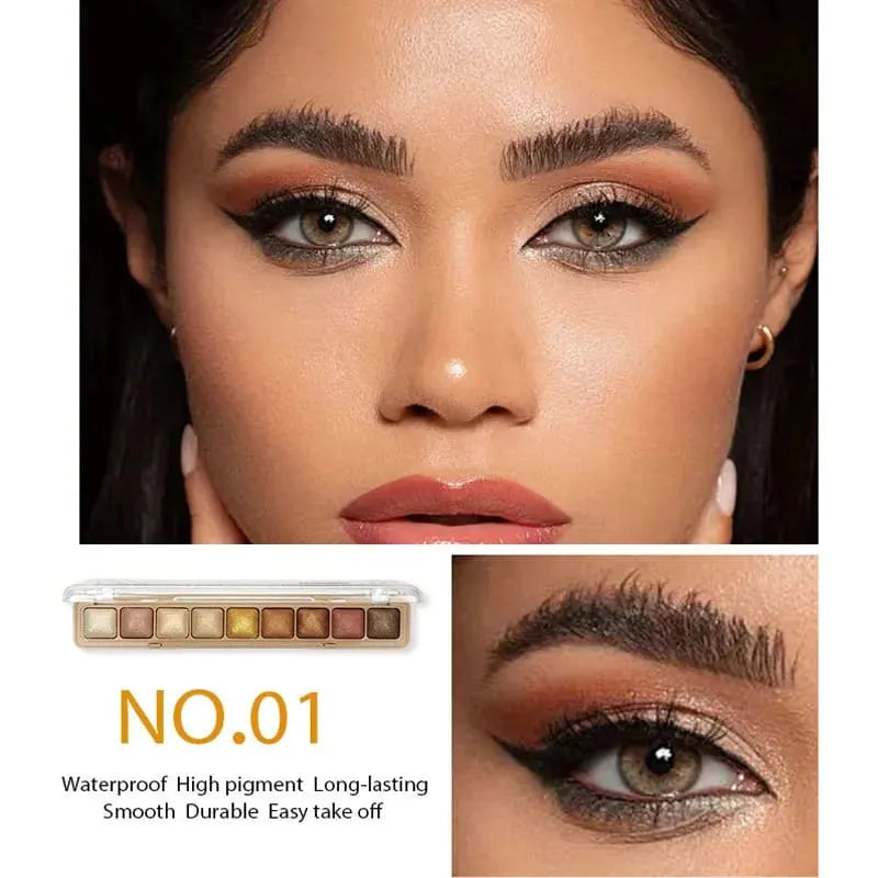9 Colors Msyaho Eye Shadow Powder Box - Buy Online in Pakistan at Cosmia.pk