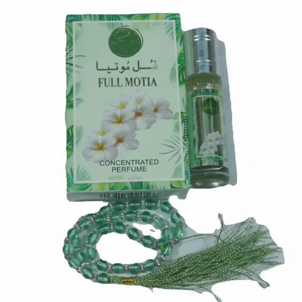 Original labbaik Full Motia attar With Tasbeeh - 6ml - Buy Online in Pakistan at Cosmia.pk