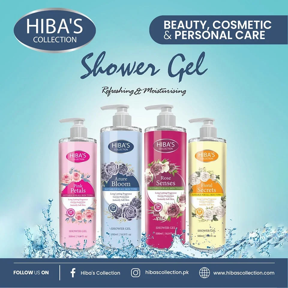Hiba's Collection Refreshing and Moisturizing Shower Gel 250ml - Buy Online in Pakistan at Cosmia.pk