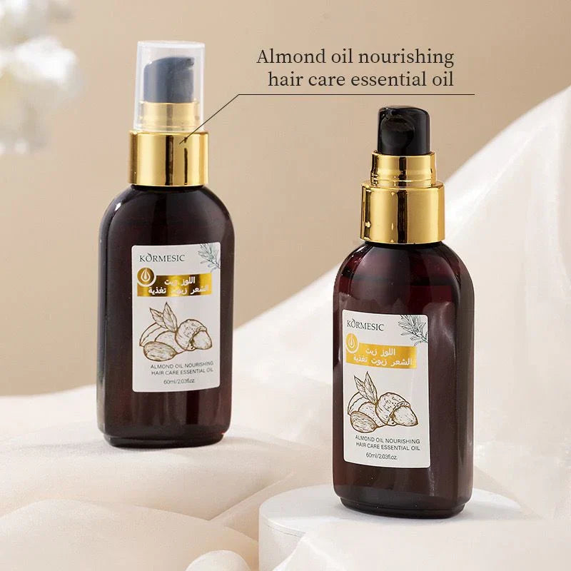 KORMESIC Natural Organic Almond Oil for Men & Women Scalp Care Serum Hair Treatment Growth Oil 60ml - Buy Online in Pakistan at Cosmia.pk