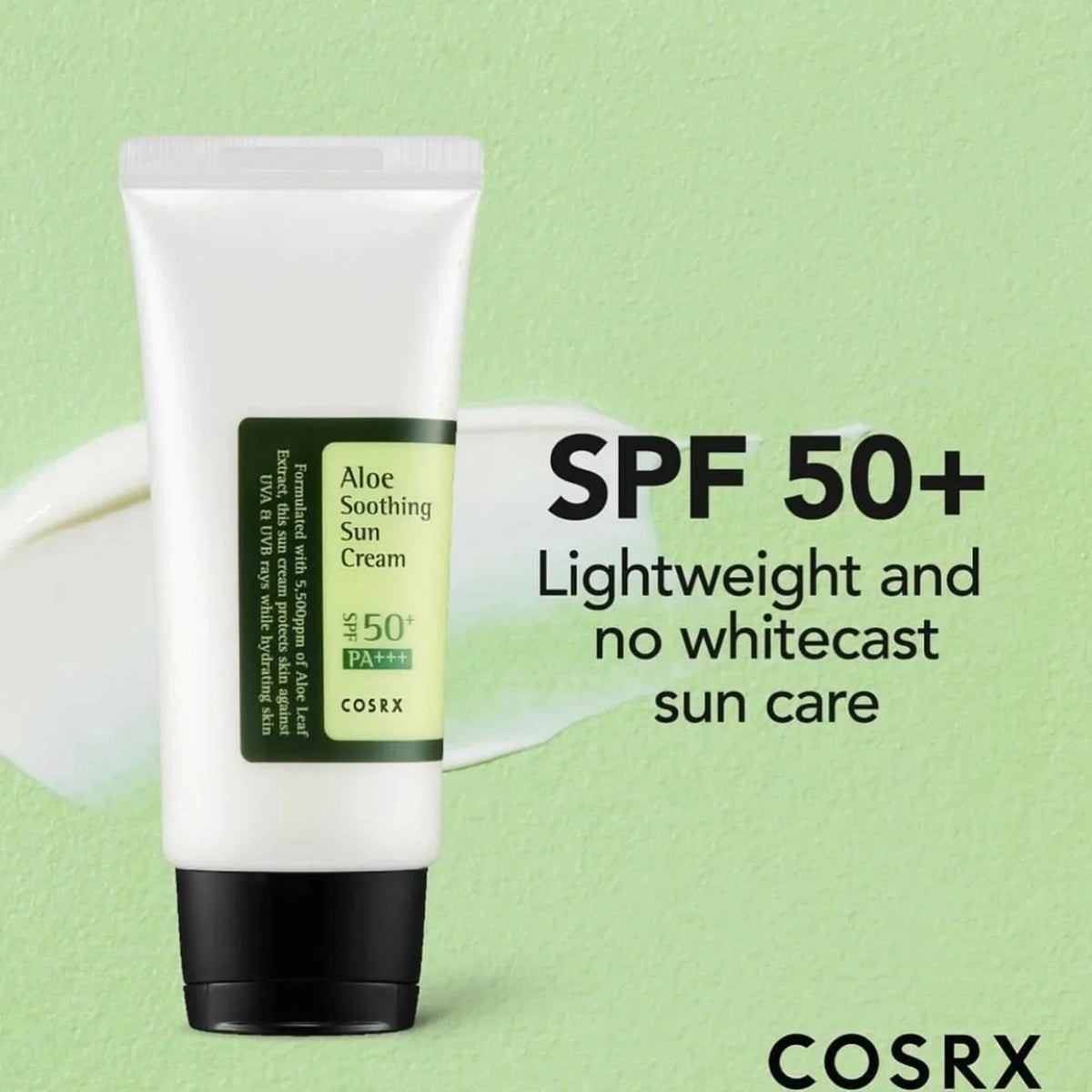 COSRX Aloe Soothing Sun Cream SPF50+ PA+++ - Buy Online in Pakistan at Cosmia.pk