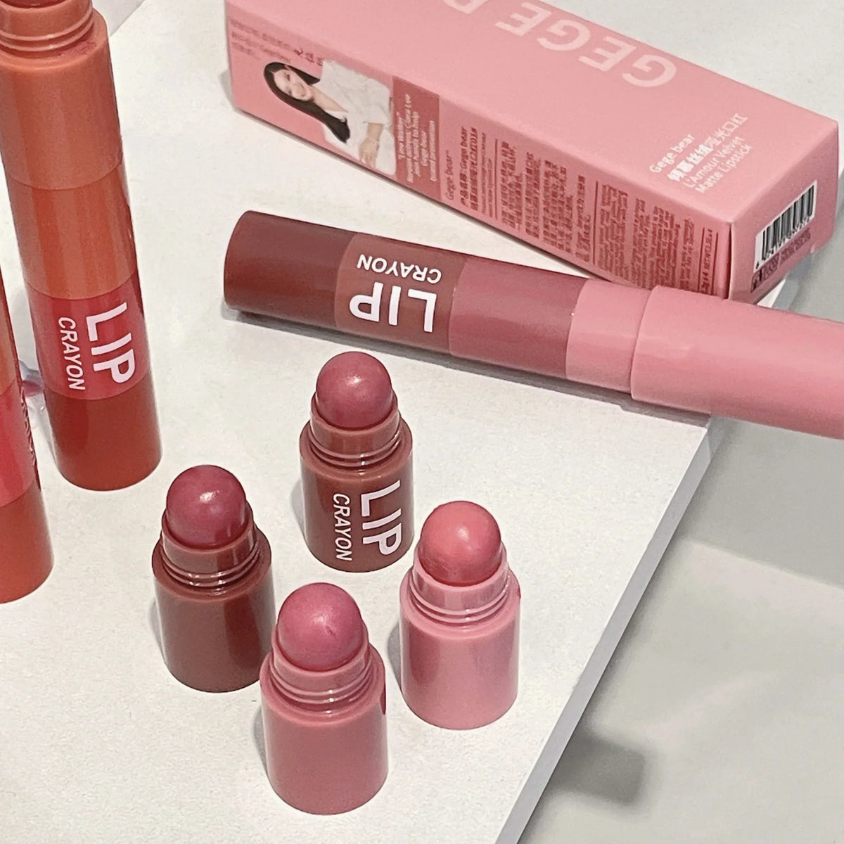 Gege Bear Lip Crayons 4in1 Lipstick - Buy Online in Pakistan at Cosmia.pk