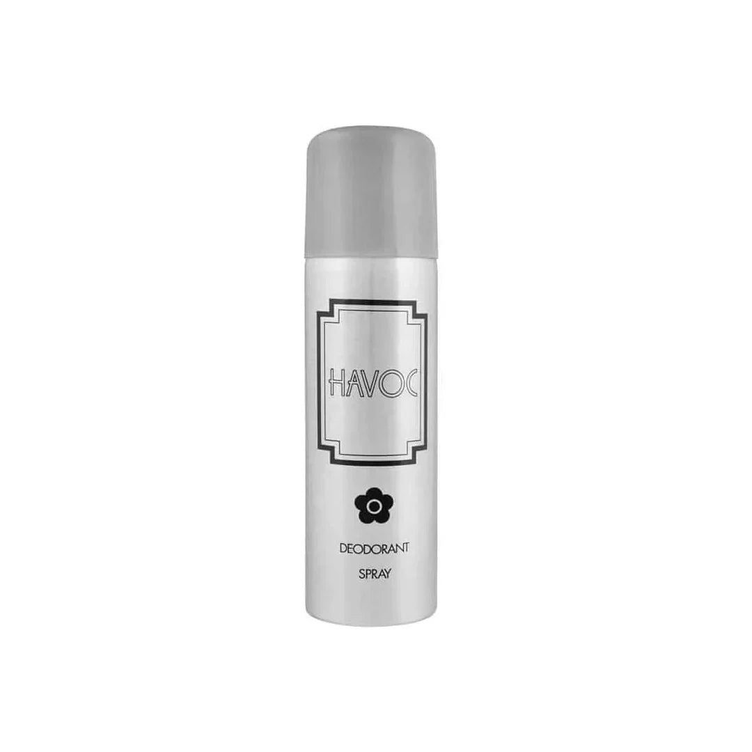 Havoc Silver Body Spray Deodorant For Men - 200ml - Buy Online in Pakistan at Cosmia.pk
