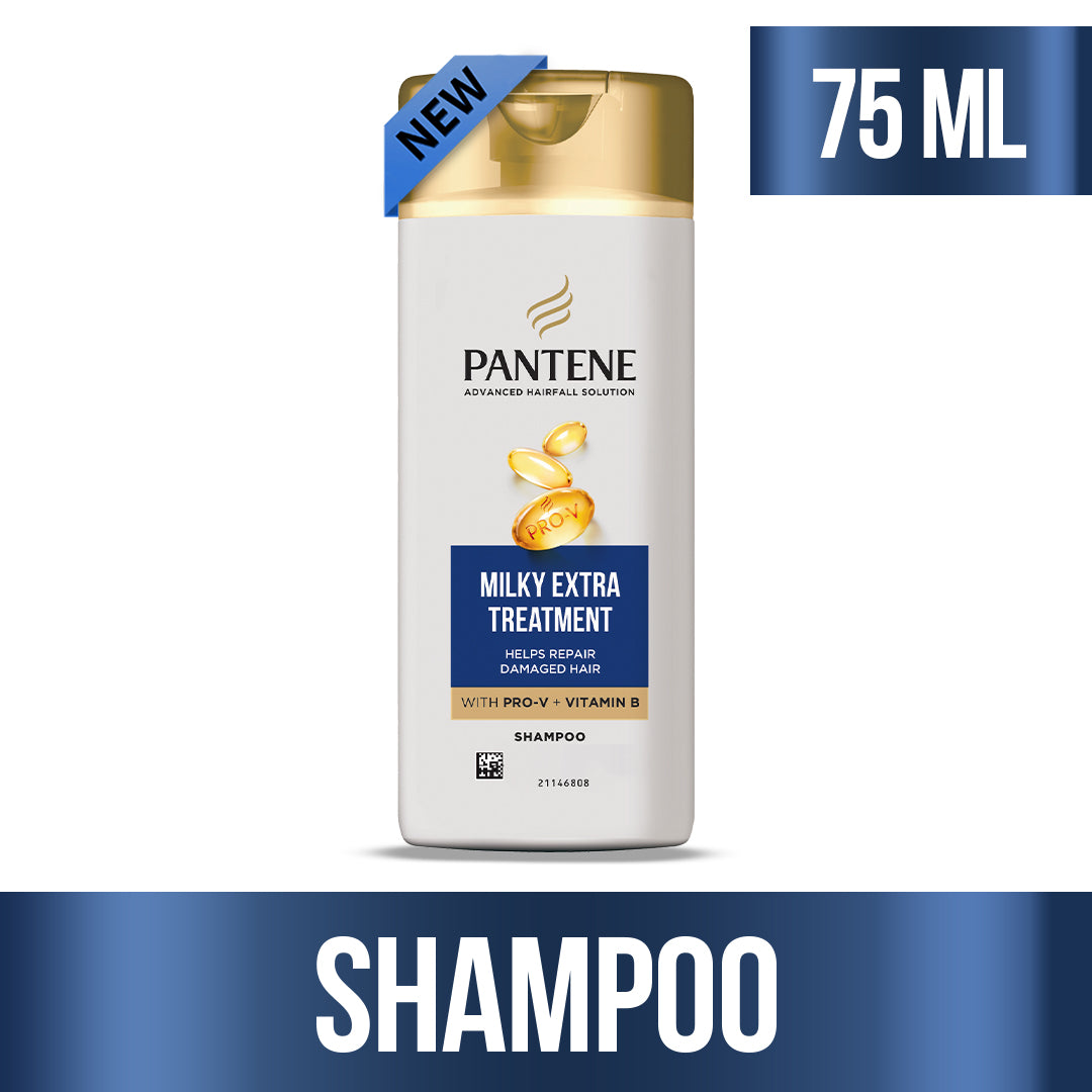 Pantene Milky Extra Treatment Shampoo - 75ml - Buy Online in Pakistan at Cosmia.pk