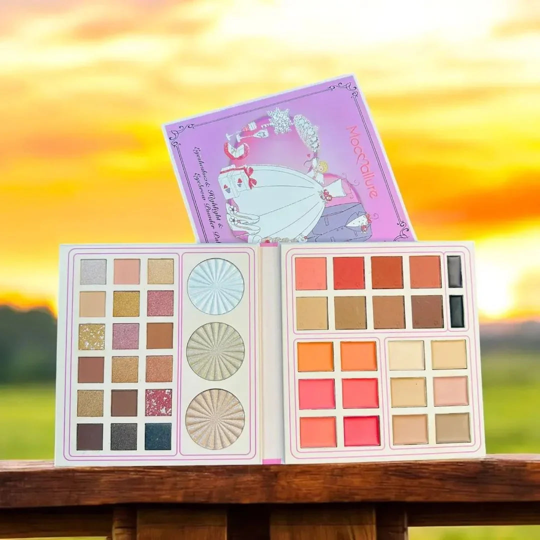 Mocallure Eyeshadow, Highlighter & Eyebrow Powder Makeup Palette - Buy Online in Pakistan at Cosmia.pk