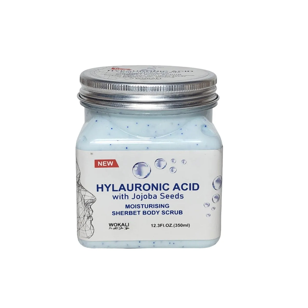Wokali Hyaluronic Acid Scrub - 350ml - Buy Online in Pakistan at Cosmia.pk