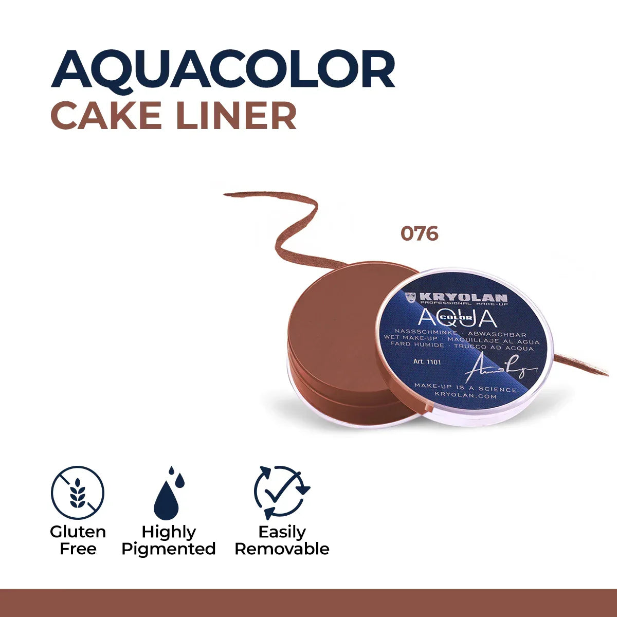 Kryolan - Aquacolor Cake Liner - Buy Online in Pakistan at Cosmia.pk