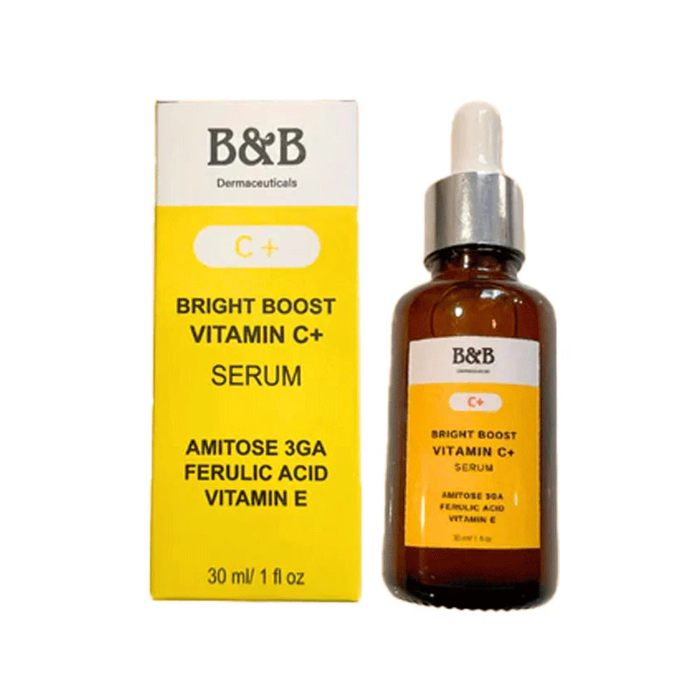 B&B Bright Boost Vitamin C+ Serum 30ml - Buy Online in Pakistan at Cosmia.pk
