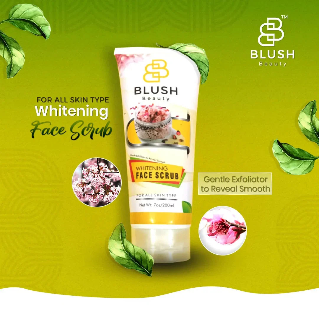 Blush Beauty Whitening Face Scrub – 200ml - Buy Online in Pakistan at Cosmia.pk