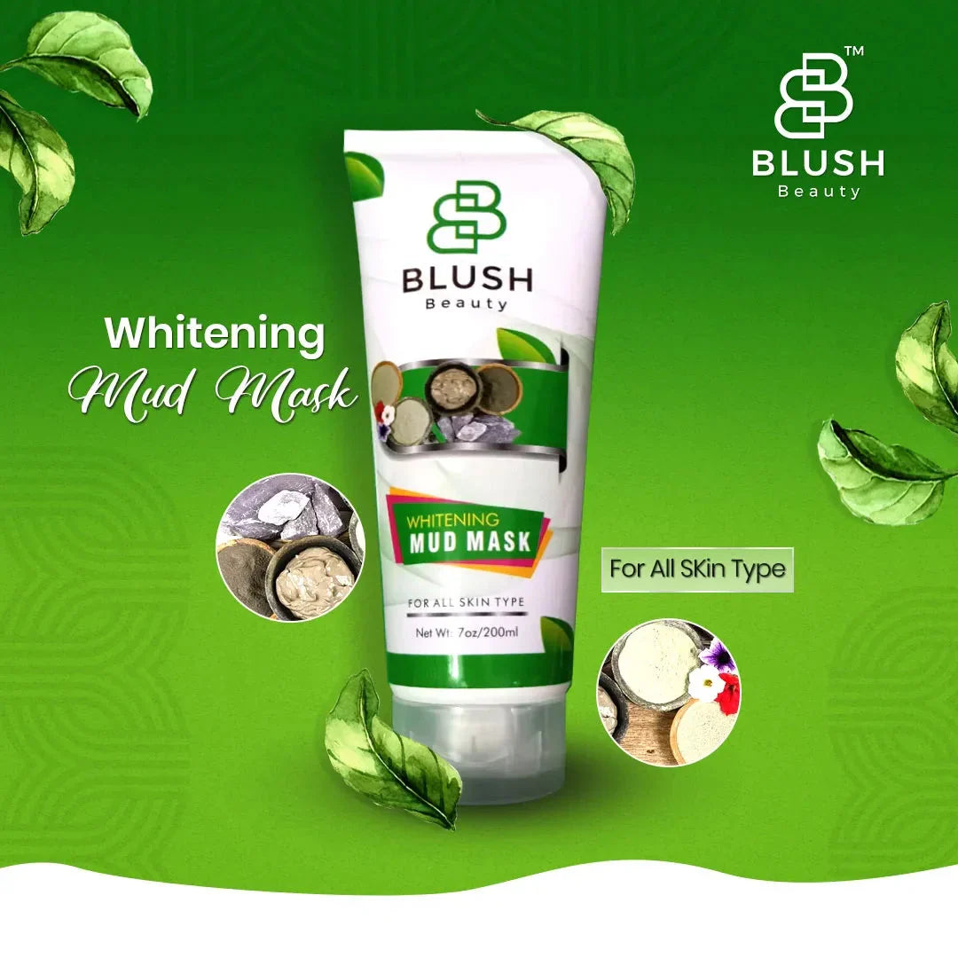 Blush Beauty Whitening Mud Mask – 200ml - Buy Online in Pakistan at Cosmia.pk