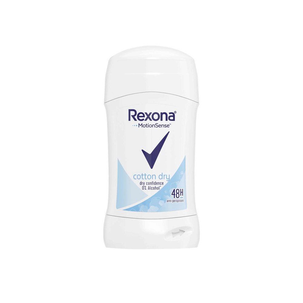 Rexona Cotton Dry 48h Deodorant Stick 40g - Buy Online in Pakistan at Cosmia.pk
