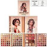Colorful Rainbow 4-Fold Eyeshadow Palette - Buy Online in Pakistan at Cosmia.pk