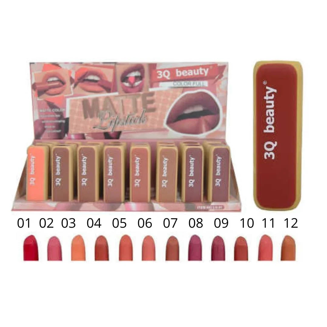 3Q Beauty Matte Colorful Lipstick - Buy Online in Pakistan at Cosmia.pk