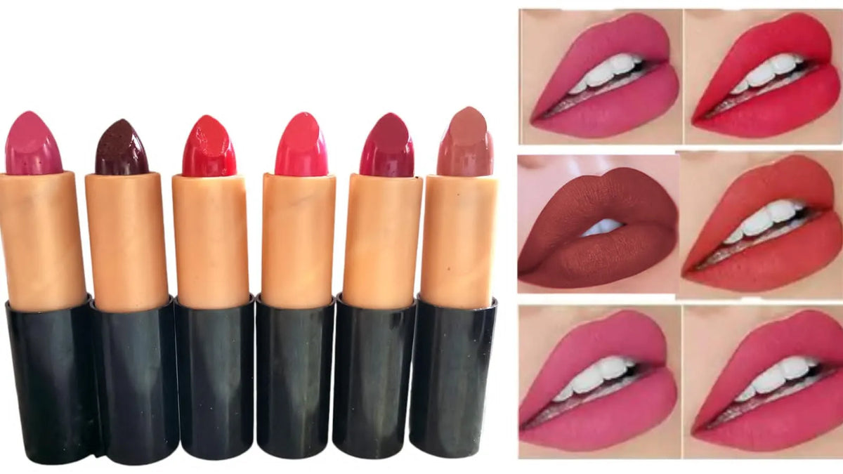 Pack Of 12 Piece Matte Lipstick Multicolour Pack - Buy Online in Pakistan at Cosmia.pk