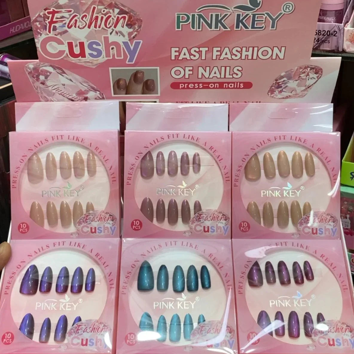 Pink Key Fashion Cushy Press-On Nails - Buy Online in Pakistan at Cosmia.pk