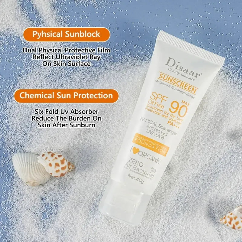 Disaar Instant UVA/UVB Protection Sunscreen SPF 90 PA+++ – 40 g - Buy Online in Pakistan at Cosmia.pk