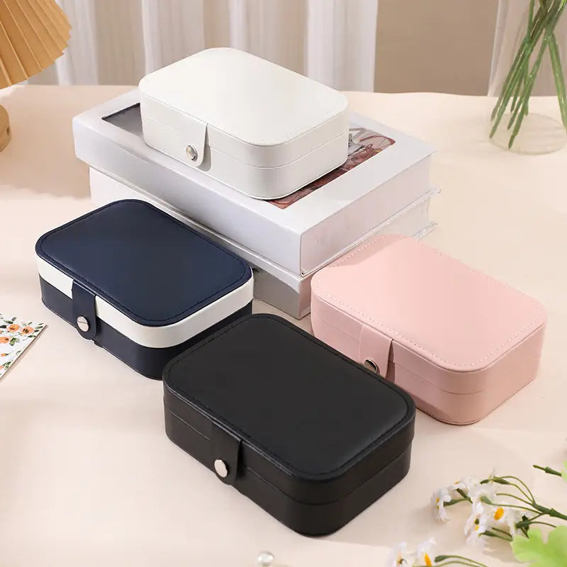 Velvet Multi‑function Jewelry Storage Box - Buy Online in Pakistan at Cosmia.pk